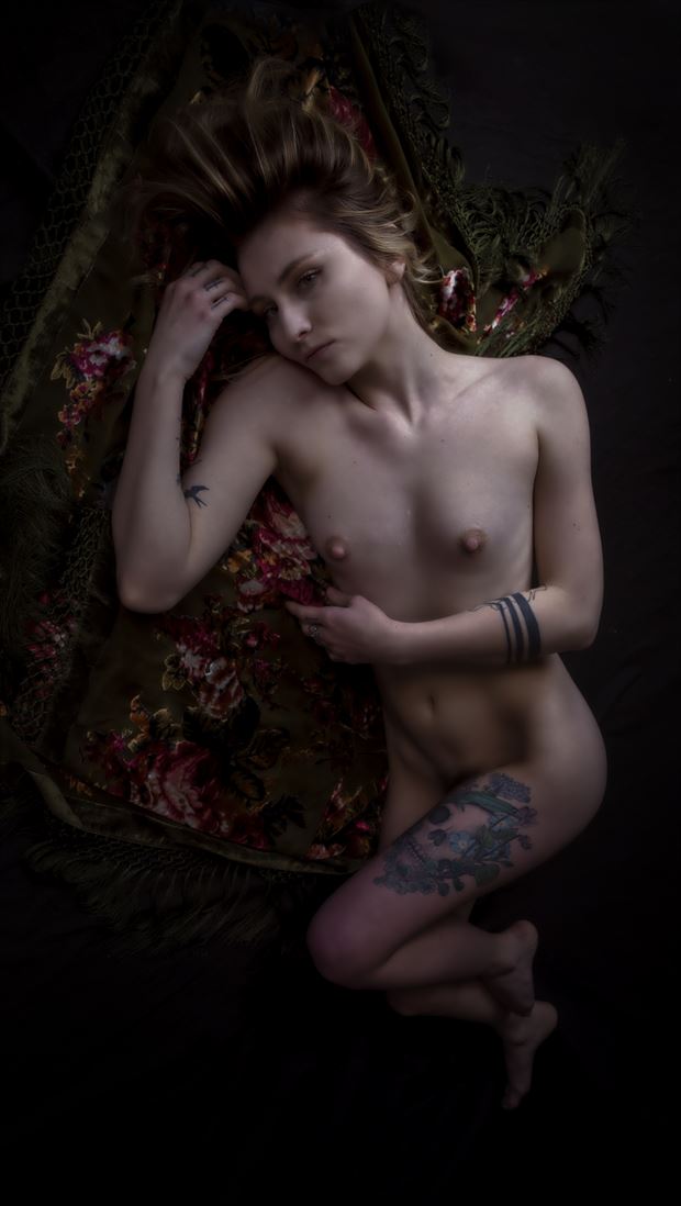 Madi On Silk Artistic Nude Photo By Artist Kevin Stiles At Model Society