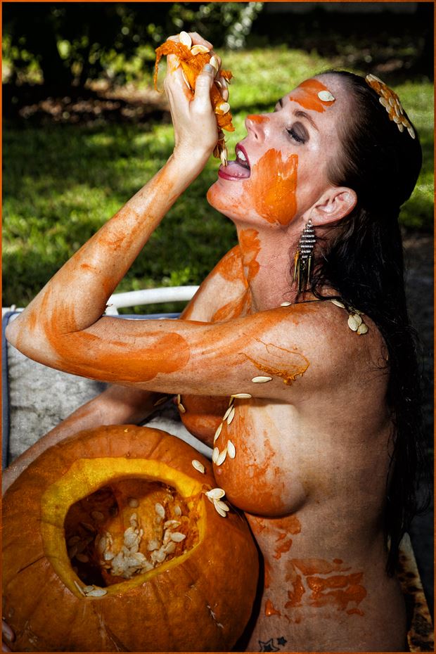 Naked Pumpkin Carving Artistic Nude Photo By Photographer Dpaphoto At