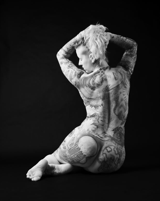 Tattoos In Infrared Artistic Nude Photo By Photographer David Frei At