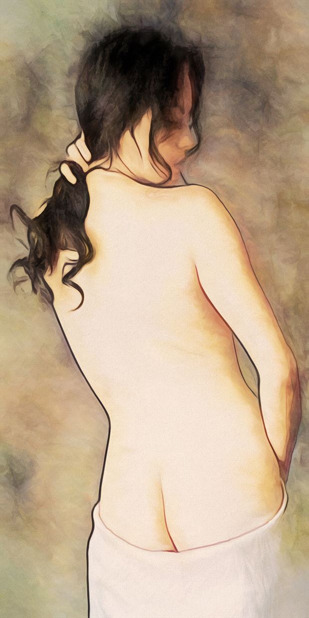 Vanessa To Bath No Artistic Nude Artwork By Artist Charles