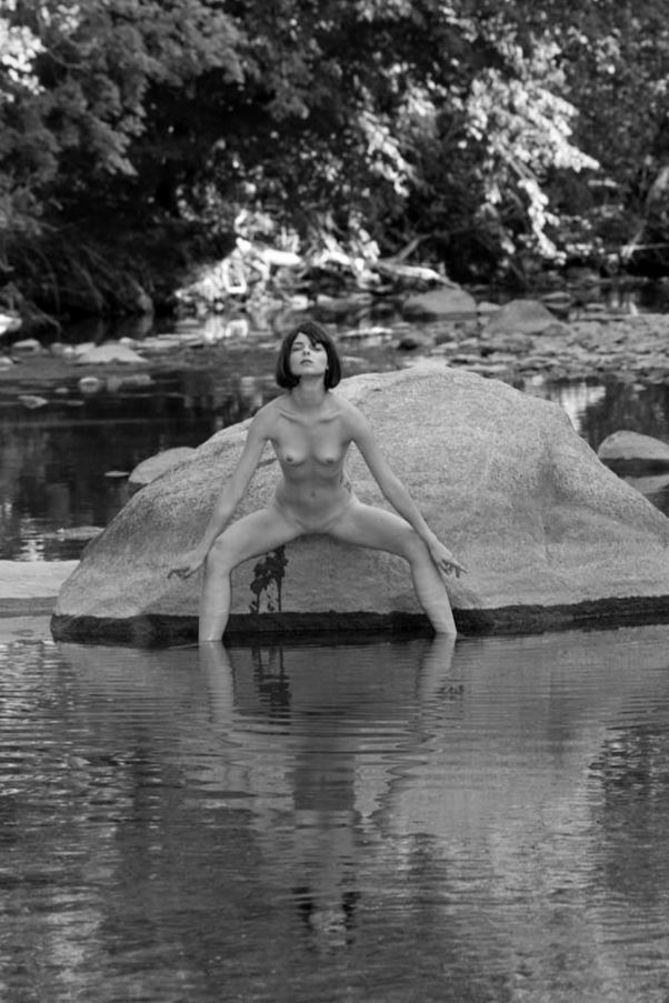 Water And Reflection On The Rock Artistic Nude Photo By Photographer