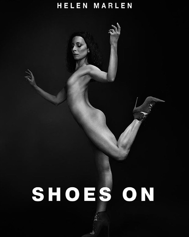 'Shoes on' campaign Silhouette Artwork by Model Just Ana