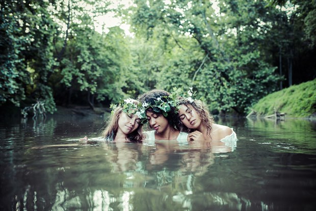 'Went Down to the River to Pray...' Nature Photo by Model AnudeMuse