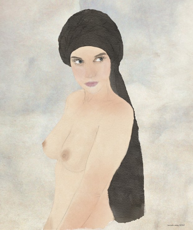  Classic Portrait Artistic Nude Artwork by Artist ianwh