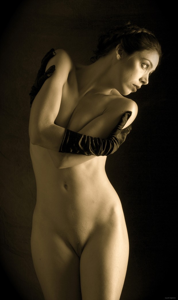  Kayleigh Lush In Black Gloves II Artistic Nude Photo by Photographer Mark Bigelow