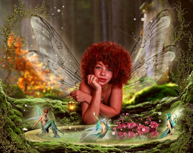  a fantay fairy tale fantasy artwork by artist karinclaessonart