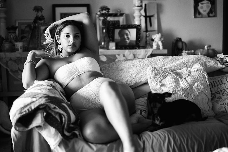  aubrey at home series lingerie photo by photographer alfredlopez