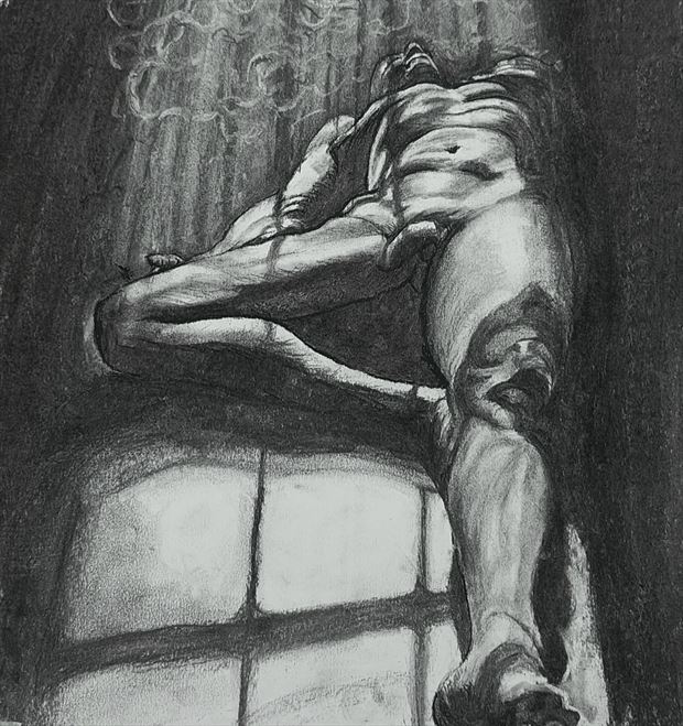  cellblock sketch by juliette artistic nude artwork by artist artfitnessmodel