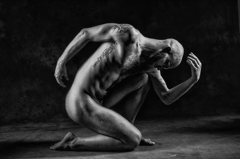  chiselled artistic nude photo by model muchbambi