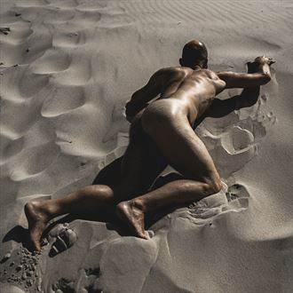  crawling artistic nude photo by model muchbambi