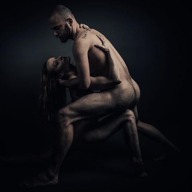  falling artistic nude photo by model muchbambi