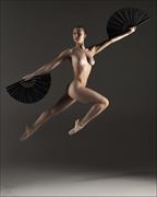  fan dancer artistic nude photo by photographer bob walker pursley