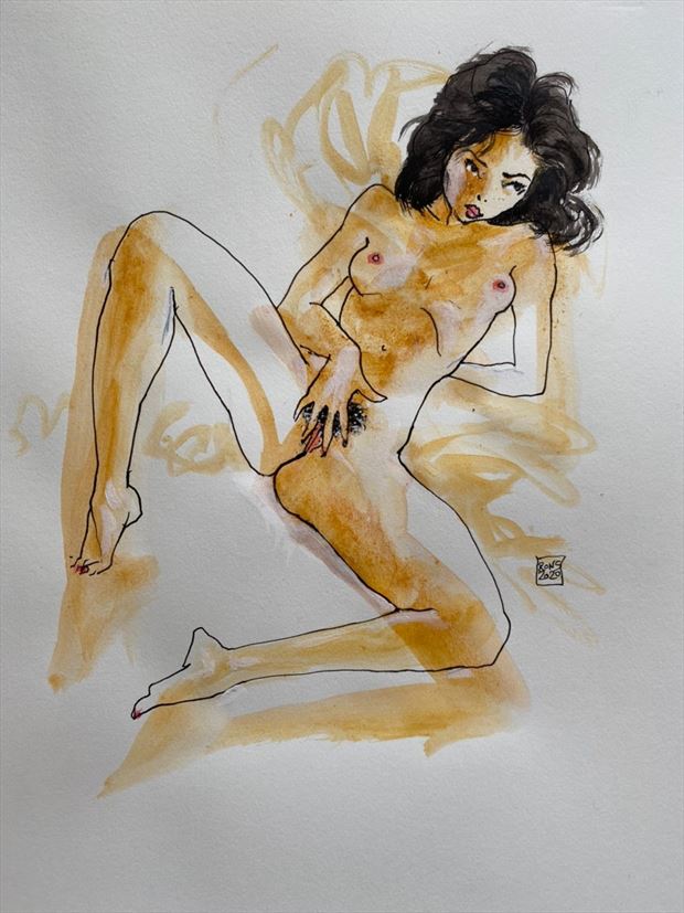  get here now artistic nude artwork by model rebeccatun