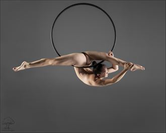  hoop splits artistic nude photo by photographer bob walker pursley