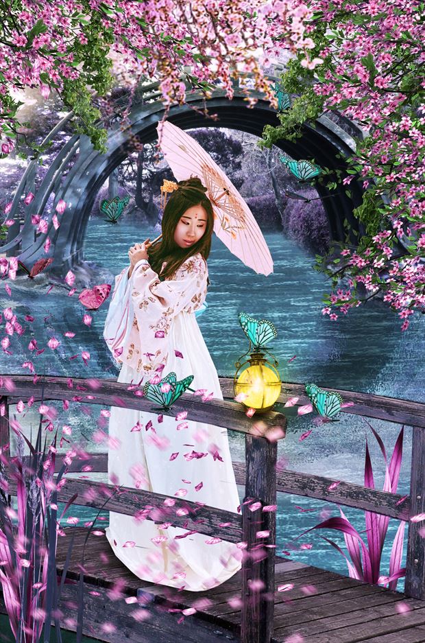  little geisha fantasy artwork by artist karinclaessonart