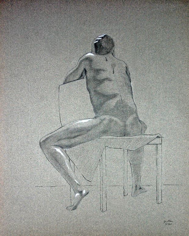  march afternoon artistic nude artwork by artist little sodus studio