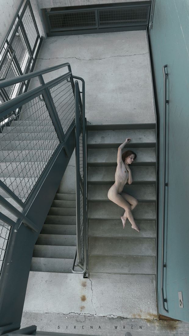  parking garage artistic nude photo by photographer sirena wren