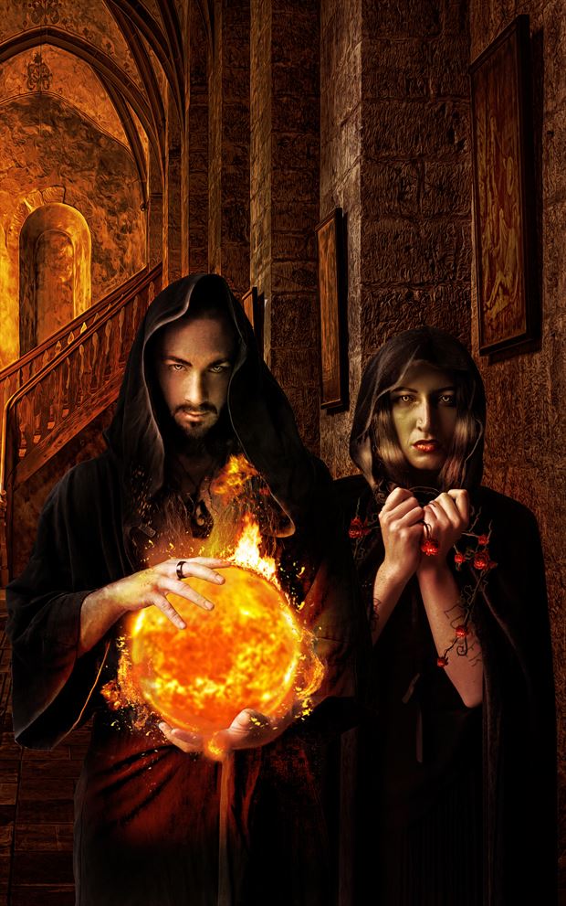  the priest of fire fantasy artwork by artist karinclaessonart