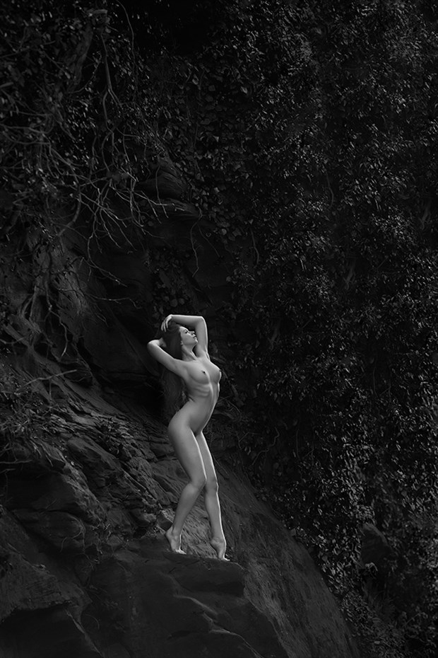  under the ivy curtain (1) Artistic Nude Photo by Photographer Thomas Bichler