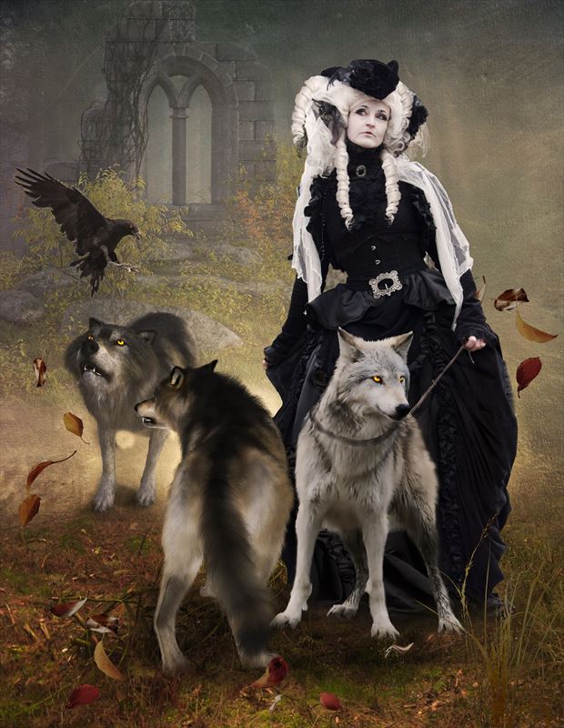  wolfes master fantasy artwork by artist karinclaessonart