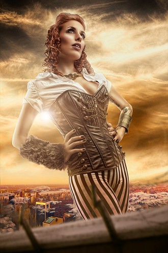 .: Sunset Steampunk  Surreal Artwork by Photographer Paolo Montalbano