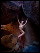 2010   Floofie in the Joshua Caves Artistic Nude Photo by Photographer R. Michael Walker