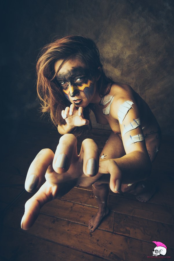 2015   Mohawk Photography Body Painting Photo by Model Ivy Lee
