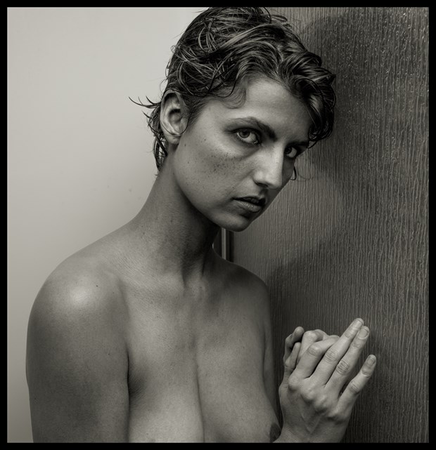 2016 Ash In The Shower Artistic Nude Photo by Photographer R. Michael Walker