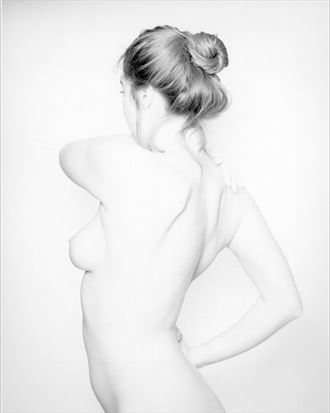 8x10 b w polaroid figure study artistic nude photo by photographer kevinblack