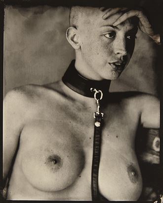 8x10 tintype fetish portrait artistic nude photo by photographer kevinblack