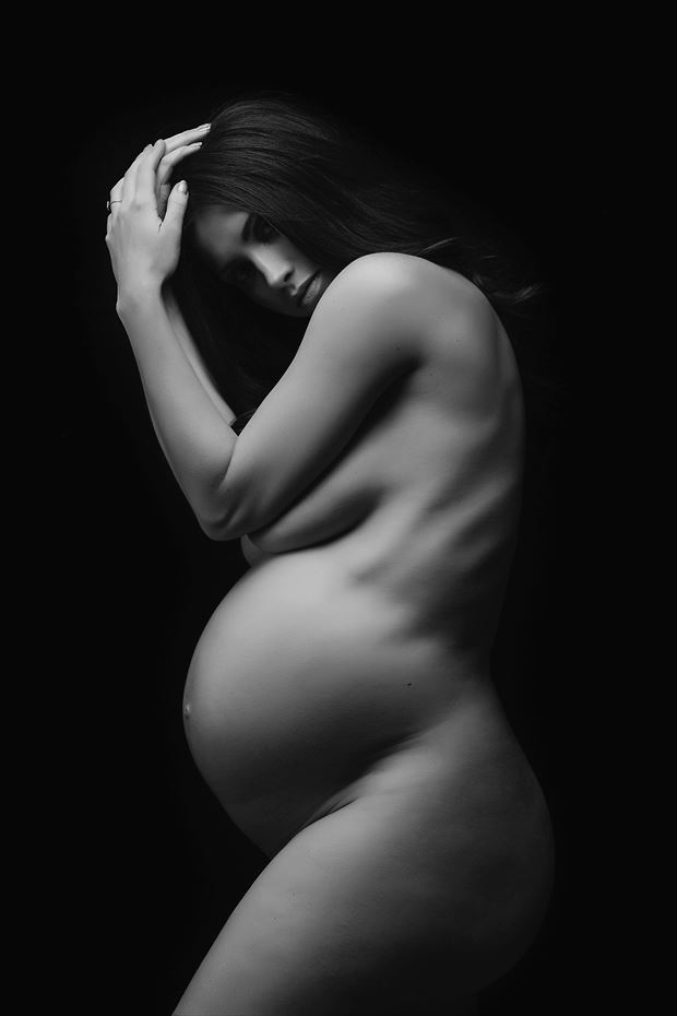 9 months artistic nude photo by model ana%C3%AFs