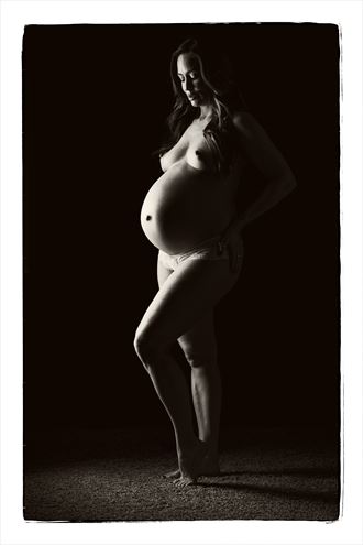 9 months artistic nude photo by photographer art of lv
