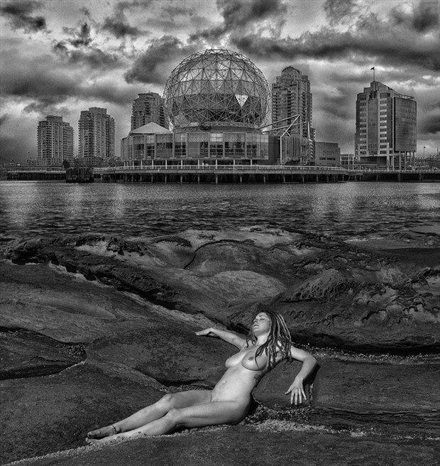 A Cityscape for the Future Artistic Nude Artwork by Photographer Tom Gore