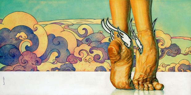 A Dancer's Feet Surreal Artwork by Artist jart64