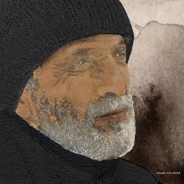 A truly weathered face Digital Artwork by Artist ianwh