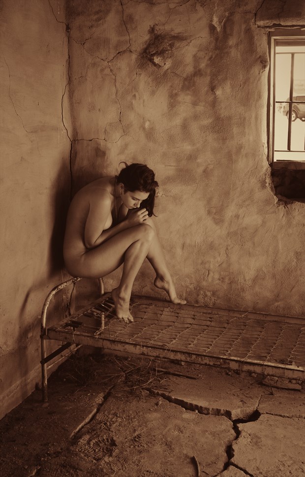 Abandoned Cowboy Jail, South Dakota Artistic Nude Photo by Photographer Risen Phoenix