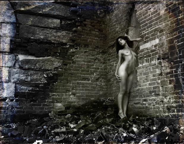 Abandoned Mausoleum Artistic Nude Photo by Photographer MephistoArt
