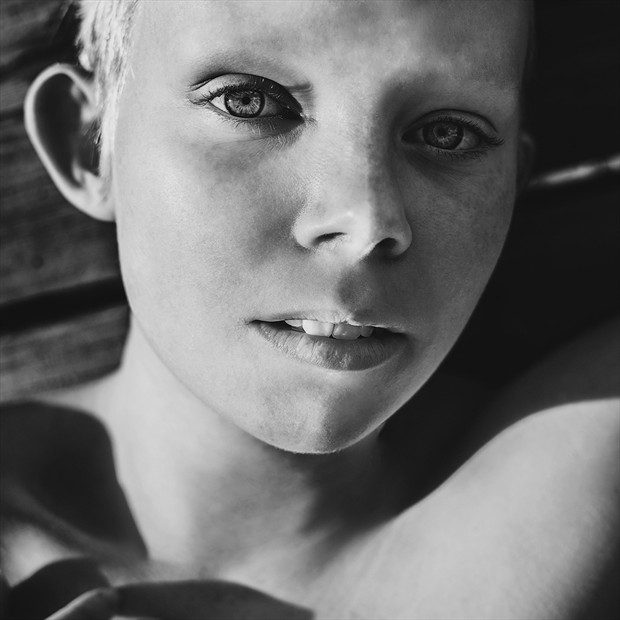 Albino Close Up Photo by Artist Martin Loxvi