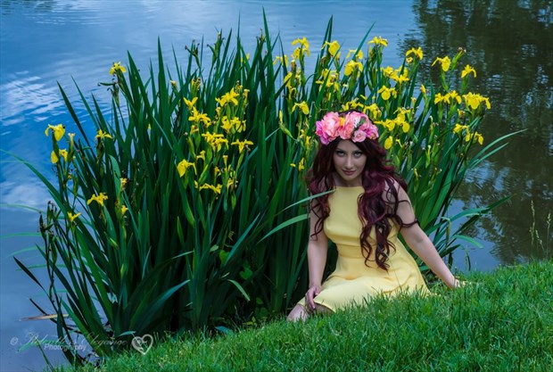 Alexandra and the Lillies Nature Photo by Photographer Relentless_Elegance