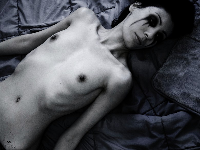 Allein Artistic Nude Photo by Model Glemt Grav