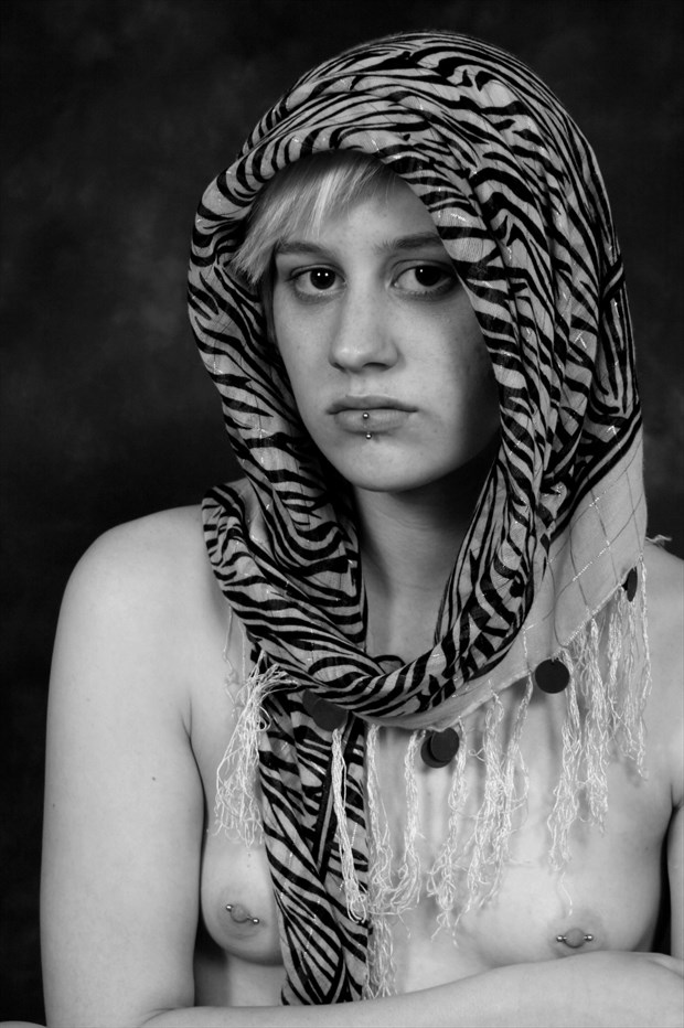Alternative Model Expressive Portrait Photo by Photographer silverline images