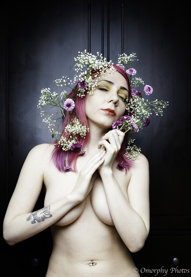 Alternative Model Implied Nude Artwork by Model Leza Lush