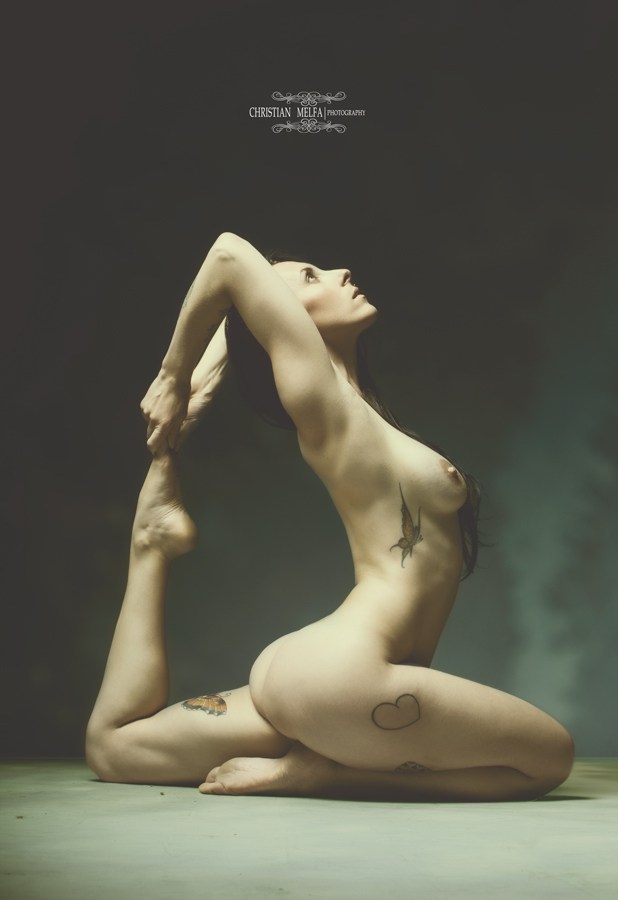 Alternative Model Implied Nude Photo by Photographer Christian Melfa