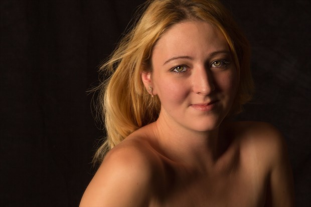 Amber's First Shoot Implied Nude Photo by Photographer Trevor