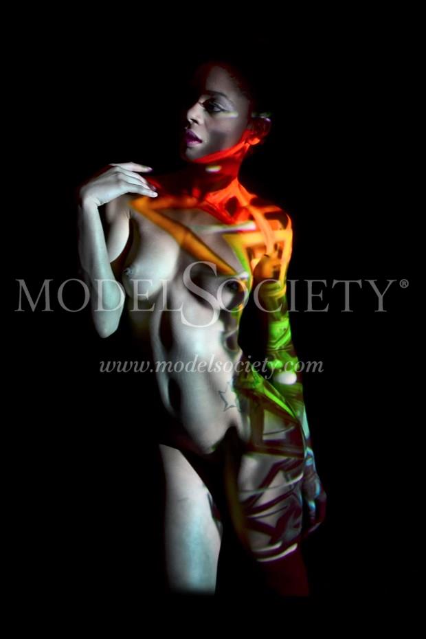 Amora   Light Painting Artistic Nude Artwork by Photographer Sydeline   Mark