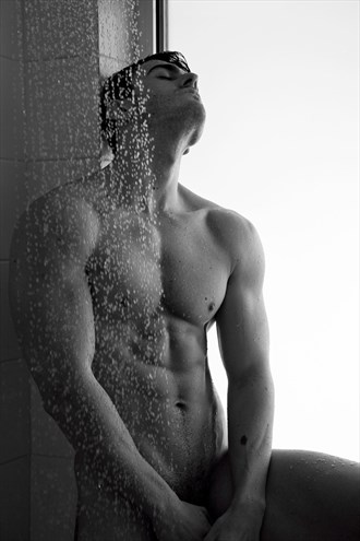 Andreas in the shower Artistic Nude Photo by Photographer Andreas Constantinou
