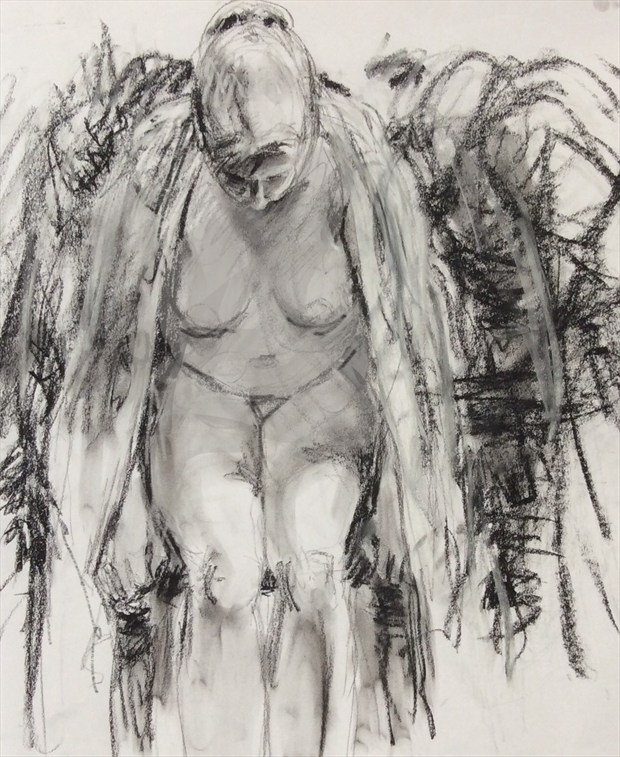 Angel Artistic Nude Artwork by Artist Rod