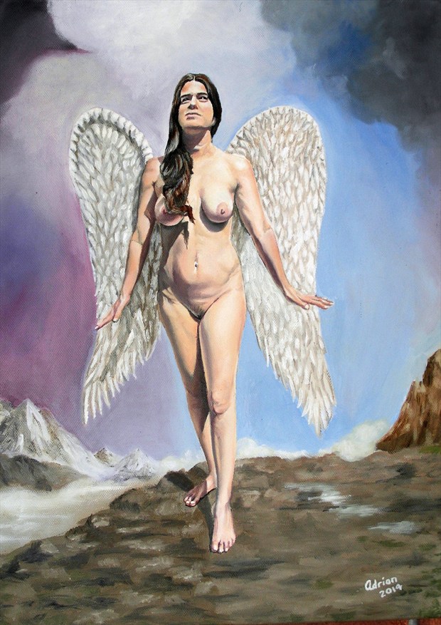 Angel of the East Fantasy Artwork by Artist Spritecat1