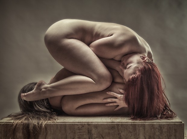 Another Coffee Table Pile Up 2   False Color Artistic Nude Photo by Photographer rick jolson