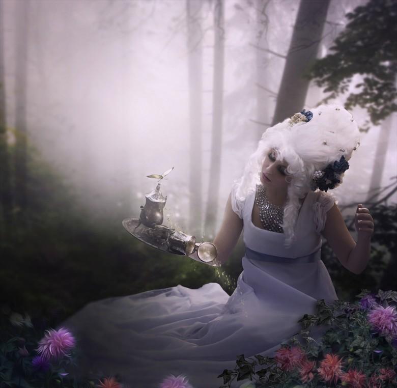 Antoinette in the Forest Fantasy Artwork by Photographer gracefullywicked